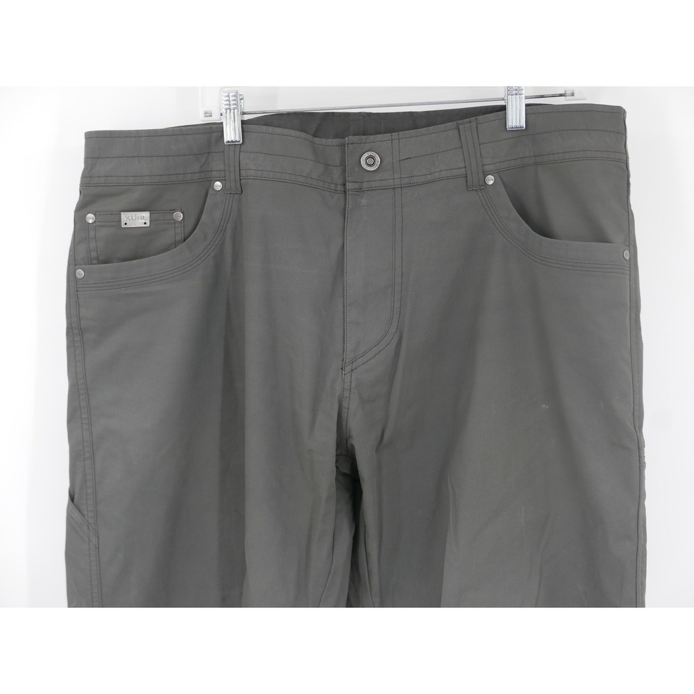 Kuhl Deceptr Pants Gray Lightweight Stretch Chino Hiking Travel Men's 40x32